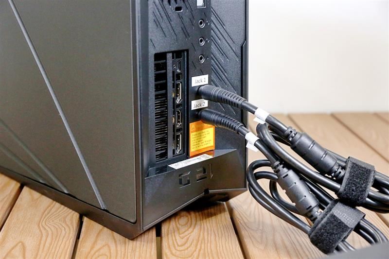ROG 光刃G21CX主机详细图解评测 PC电源的独特设计与性能解析